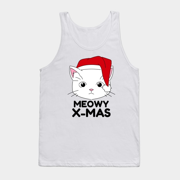 Christmas Cat Tank Top by MONMON-75